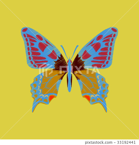 flat shading style icon butterfly flat shading style icon butterfly 33192441