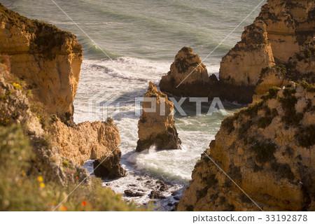 PORTUGAL ALGARVE LAGOS PONTA DA PIEDADE PORTUGAL ALGARVE LAGOS PONTA DA PIEDADE 33192878