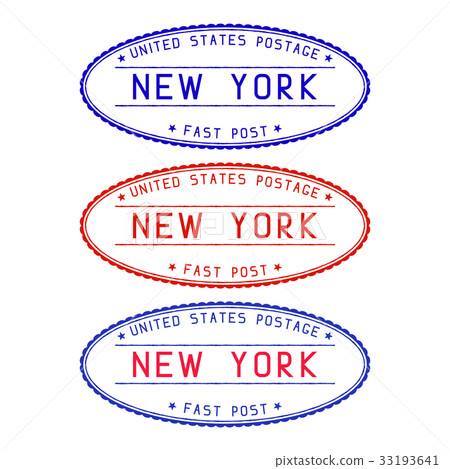 New York oval postmark New York oval postmark 33193641