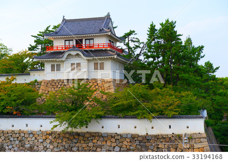 Fukuyama Castle Tsukirishima and flowers 33194168