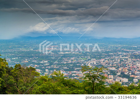 Doi Suthep view point at Chiang mai on mountain  33194636