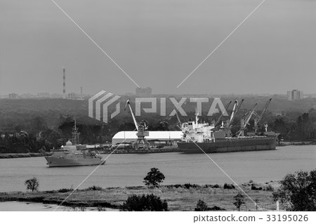 Military ship sailing Military ship sailing 33195026