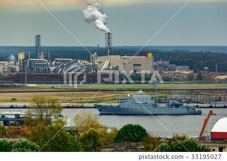 Military ship sailing 33195027