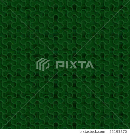 3d Seamless Web Geometric  Pattern. 33195870