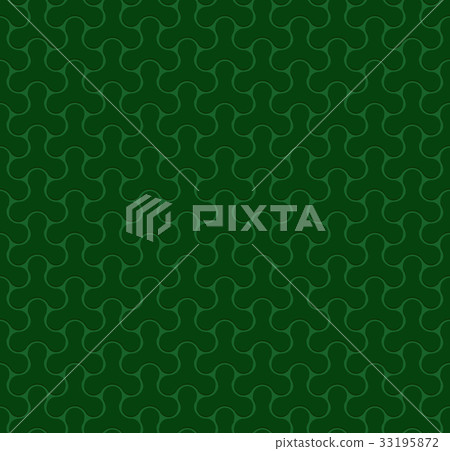 Green Seamless Web Geometric  Pattern. 33195872