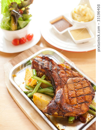 Pork rib steak Pork rib steak 33196408