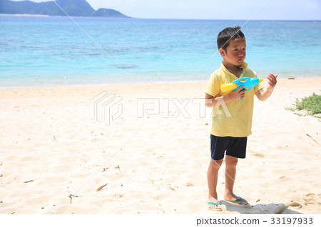 海灘和兒童 海灘和兒童 33197933