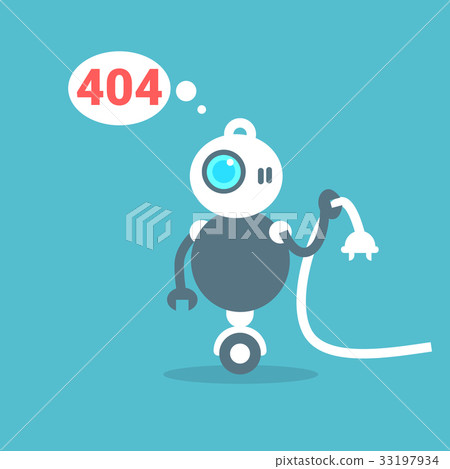 Modern Robot Connection Error Message Artificial 33197934