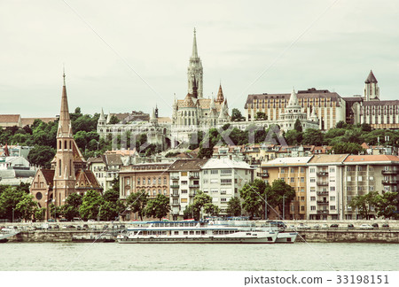 Budapest panorama, old photo filter Budapest panorama, old photo filter 33198151