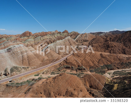 Zhangye Qinghai Geological Park Zhangye Qicai Danxia National Geopark 33198320