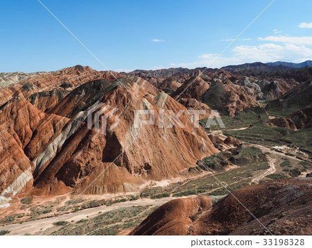 張掖青海地質公園張掖七彩丹霞國家地質公園 33198328