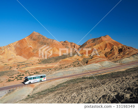 Zhangye Qinghai Geological Park Zhangye Qicai Danxia National Geopark 33198349