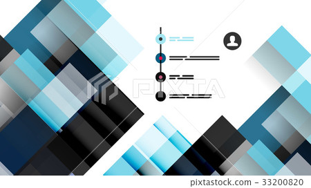 Business presentation geometric template 33200820