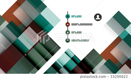 Business presentation geometric template 33200822