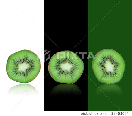 Green kiwi background 33203065
