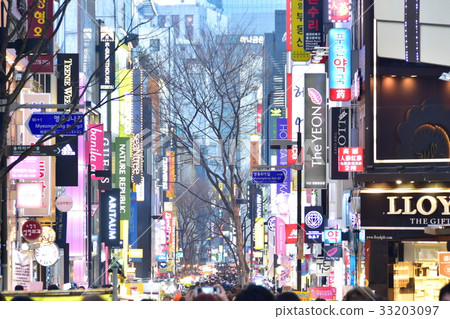 Myeongdong in Seoul, South Korea (March 2017) 33203097