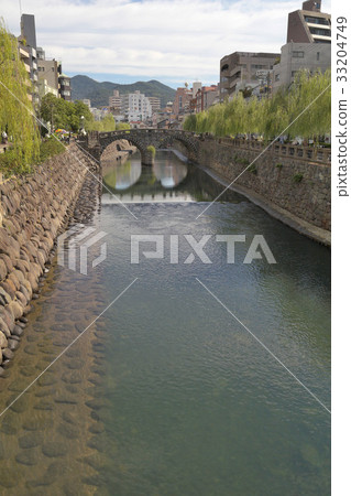 Meganebashi Bridge in Nagasaki 33204749