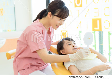 牙科,牙科衛生師,牙醫,女性,兒童 牙科,牙科衛生師,牙醫,女性,兒童 33205180