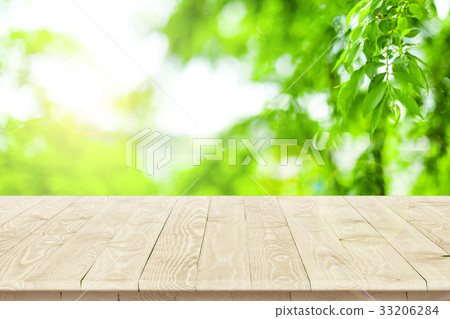Empty wooden table perspective for product Empty wooden table perspective for product 33206284