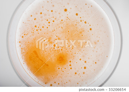 texture of craft beer bubbles in glass texture of craft beer bubbles in glass 33206654