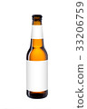 Craft Beer bottle isolated on white background 33206759