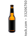 Craft Beer bottle isolated on white background 33206760