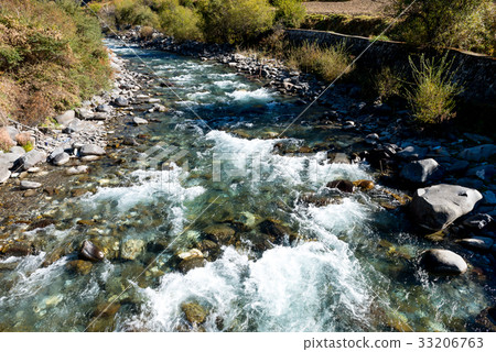 river view in borders Xinjiang river view in borders Xinjiang 33206763