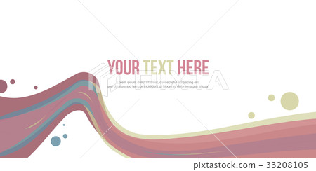 Abstract website header wave design collection 33208105