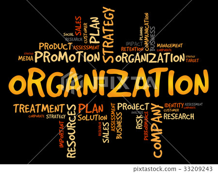Organization word cloud - Stock Illustration [33209243] - PIXTA