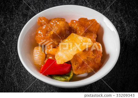 糖醋豬肉中國食物 33209343