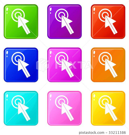Click icons 9 set 33211386