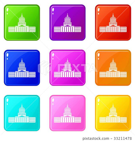 Capitol icons 9 set 33211478