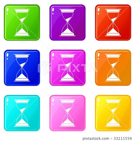 Watch icons 9 set Watch icons 9 set 33211559