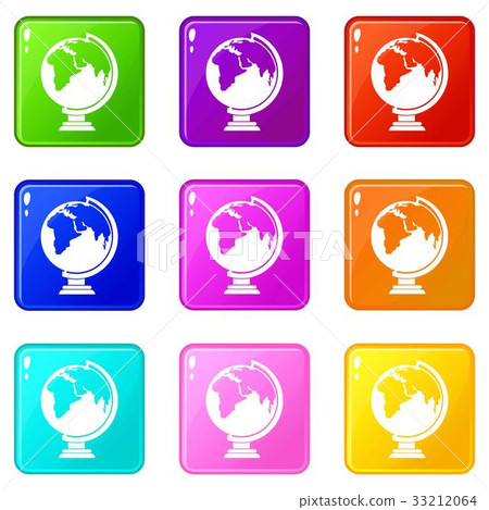 Closed book icons 9 set Closed book icons 9 set 33212064