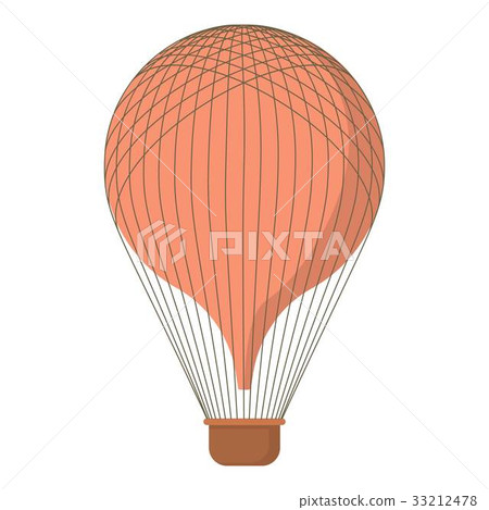 Aerostat icon, cartoon style 33212478