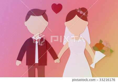 Valentine's Day Couple Groom and Bride Mockup 33216176