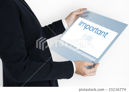 Man working on banner network graphic overlay Man working on banner network graphic overlay 33216774
