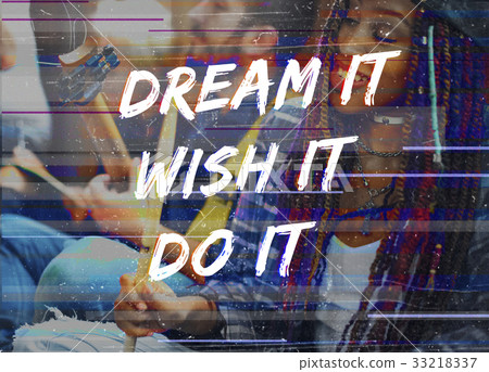 Life Motivation Attitude Passion Graphic Words 33218337