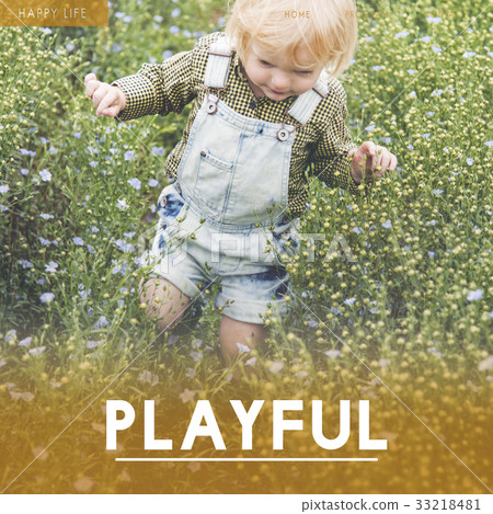 Innocence Adorable Playful Curiosty Pure Word 33218481