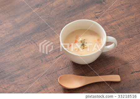 Soup clam chowder 33218516