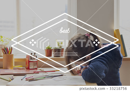 Square Box Banner Emblem Graphic 33218756