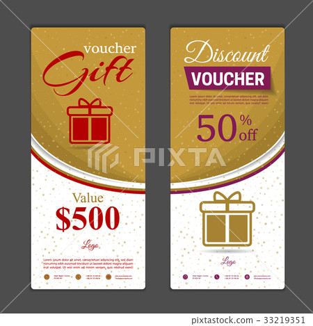 Gift voucher template. Can be use for shopping Gift voucher template. Can be use for shopping 33219351
