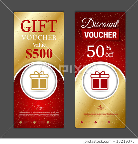 Gift voucher template. Can be use for shopping 33219373