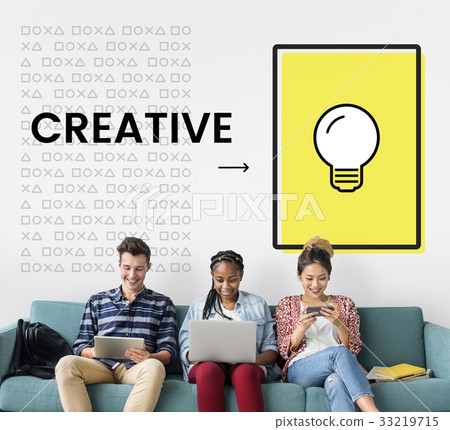 Creative Thinking Innovation Imagination Concept Creative Thinking Innovation Imagination Concept 33219715