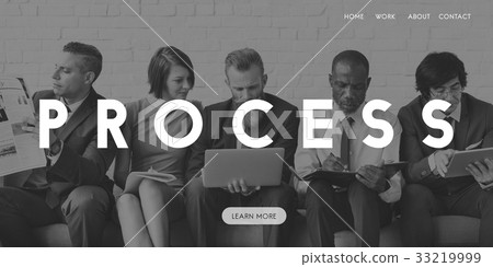 Process System Connection Communication Icon Process System Connection Communication Icon 33219999