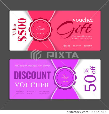 Gift voucher template. Can be use for shopping Gift voucher template. Can be use for shopping 33221413
