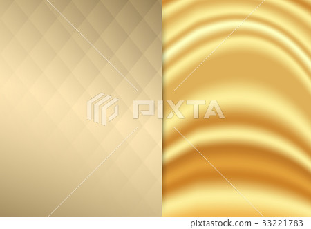 Gold fabric wave with square pattern luxury Gold fabric wave with square pattern luxury 33221783