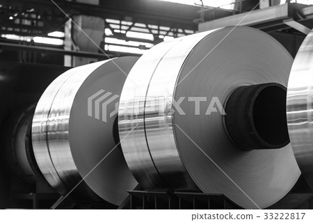 big aluminum coils in process 33222817