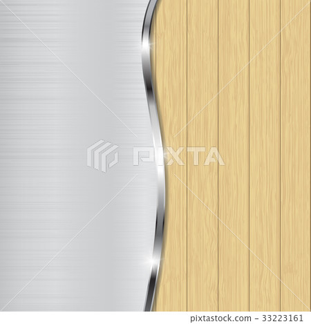 Metal and wooden combined background Metal and wooden combined background 33223161