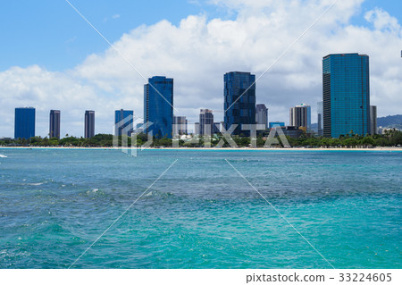 阿拉莫阿納海灘和建築物 阿拉莫阿納海灘和建築物 33224605